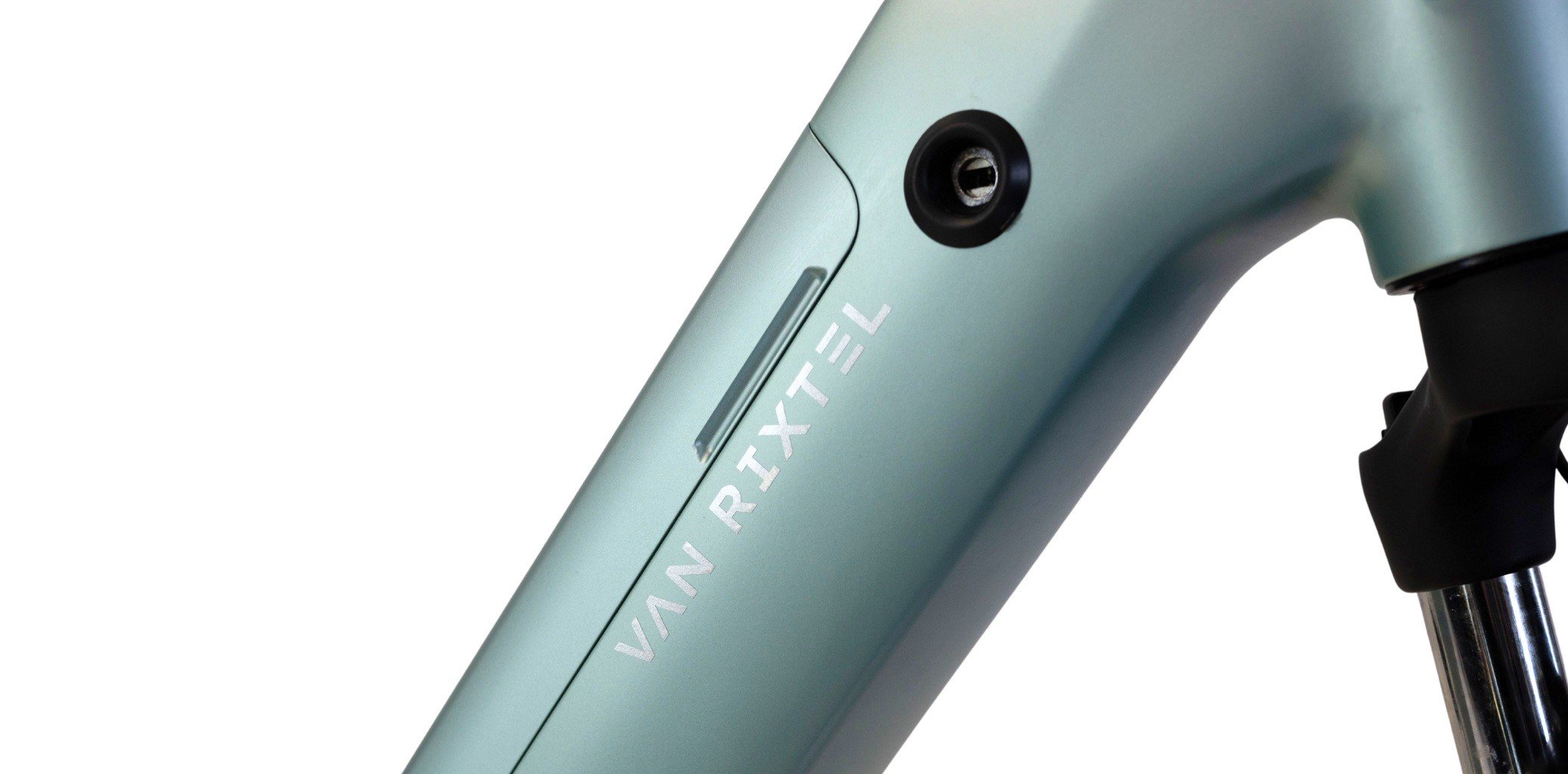 Van Rixtel Ultimate - weggewerkte intube accu in smooth welding frame